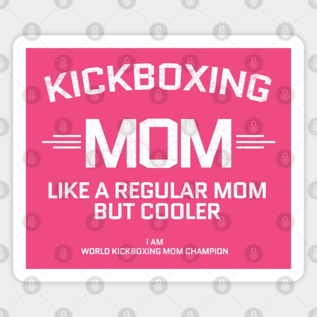 kickboxing mom Magnet by Mandala Project